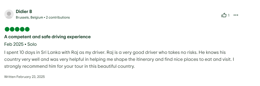 Guest Review Screenshot