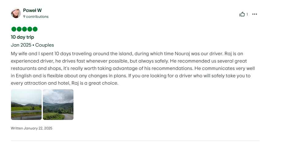 Guest Review Screenshot