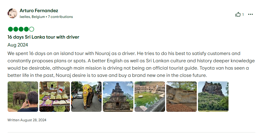 Guest Review Screenshot