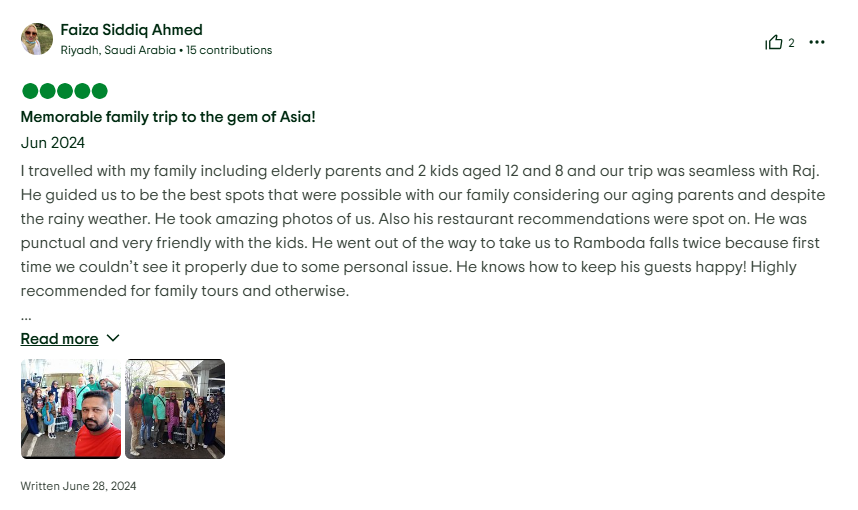 Guest Review Screenshot